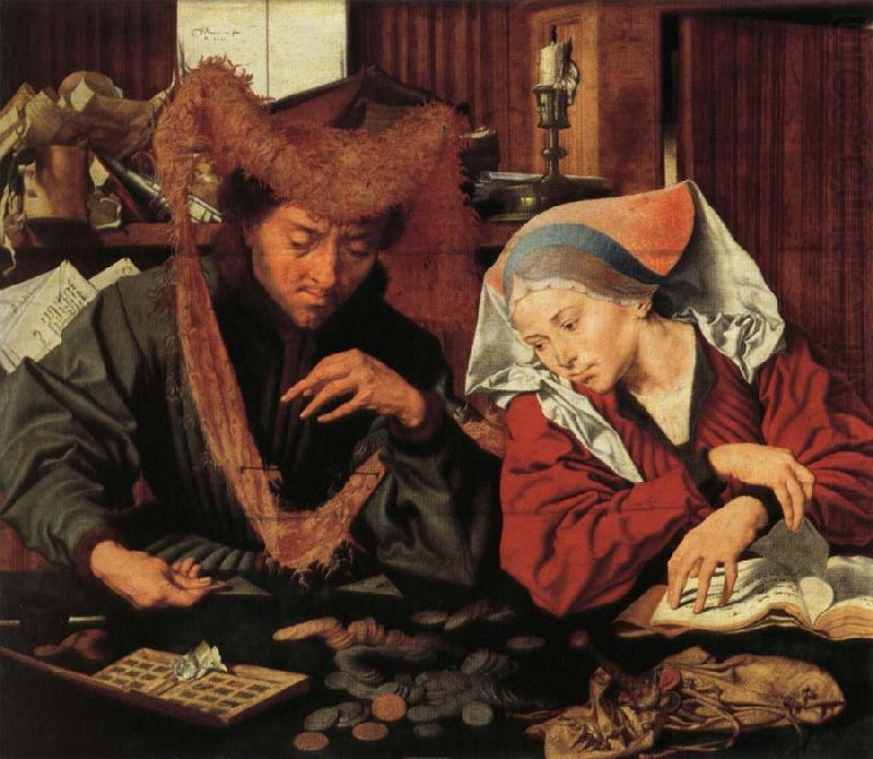 A Moneychangr and His Wife, Marinus van Reymerswaele